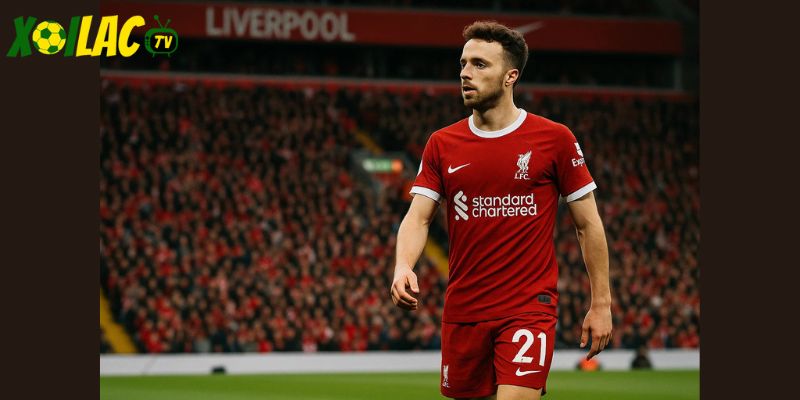 Jota từng biến số áo 21 thành biểu tượng tại Liverpool. Jota từng biến số áo 21 thành biểu tượng tại Liverpool.